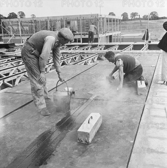 County High School, Gedling Road, Arnold, Gedling, Nottinghamshire, 12/09/1958. Creator: John Laing plc.