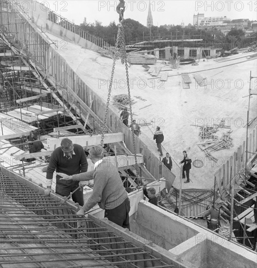 Commonwealth Institute, Kensington High Street, Kensington, London, 07/09/1961. Creator: John Laing plc.