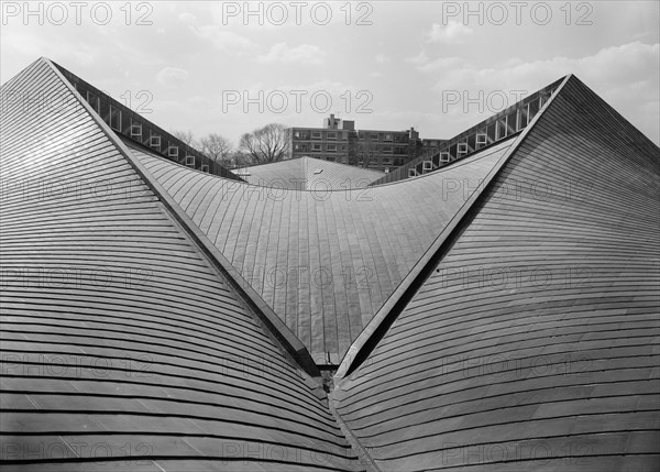 Commonwealth Institute, Kensington High Street, Kensington, London, 24/03/1962. Creator: John Laing plc.