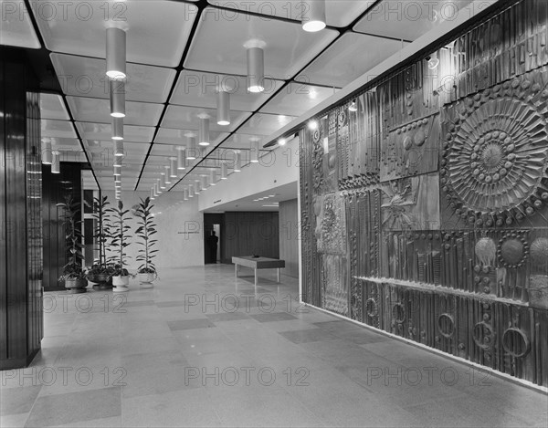 CIS Building, Cooperative Insurance Society Tower, Miller Street, Manchester, 16/10/1962. Creator: John Laing plc.