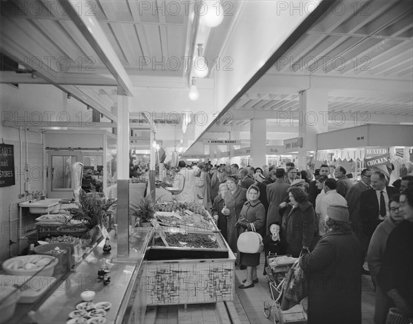 Bull Ring Centre, Birmingham, 14/11/1963. Creator: John Laing plc.