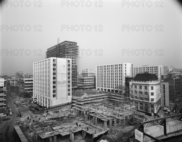 Paternoster Square, City of London, 16/01/1964. Creator: John Laing plc.