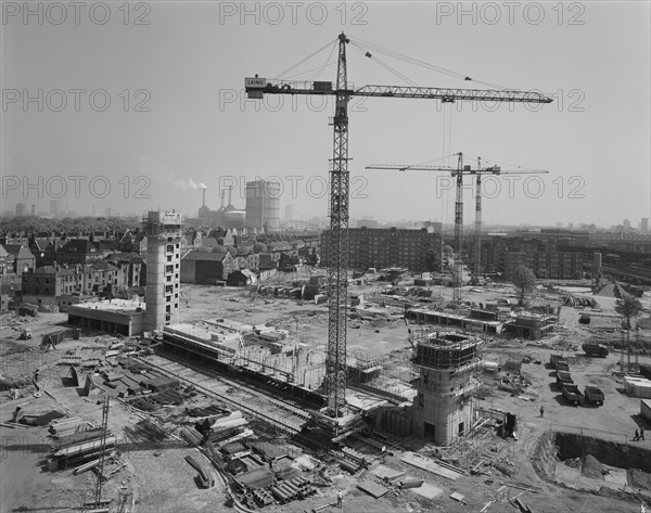 Doddington Estate, Battersea, Wandsworth, London, 30/05/1968. Creator: John Laing plc.