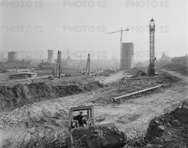 Lancashire Hill, Stockport, 08/03/1968. Creator: John Laing plc.