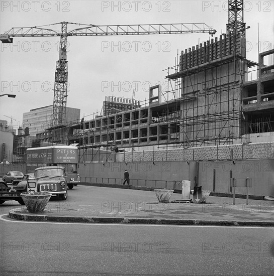 Minories Car Park, 1 Shorter Street, City of London, 20/06/1969. Creator: John Laing plc.