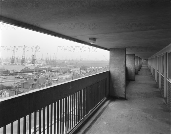 Alice Shepherd House, Manchester Road, Isle of Dogs, Tower Hamlets, London, 02/02/1970. Creator: John Laing plc.