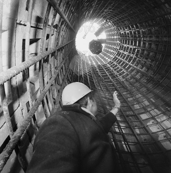 Heathrow Airport, BEA Servicing Hangar, Heathrow, Hillingdon, London, 27/02/1970. Creator: John Laing plc.