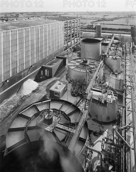 British Salt Factory, Faulkner Lane, Middlewich, Cheshire, 28/04/1971. Creator: John Laing plc.