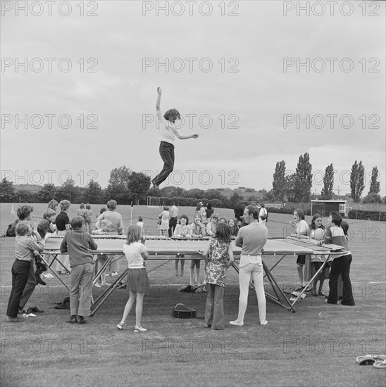 Laing Sports Ground, Rowley Lane, Elstree, Barnet, London, 09/06/1973. Creator: John Laing plc.