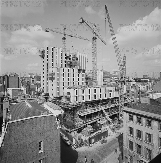 Central London YMCA, Great Russell Street, Camden, London, 09/07/1974. Creator: John Laing plc.