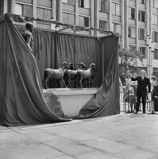 Paternoster Square, City of London, 30/07/1975. Creator: John Laing plc.