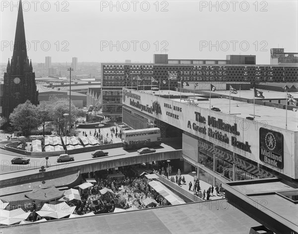 Bull Ring Centre, Birmingham, 10/06/1977. Creator: John Laing plc.