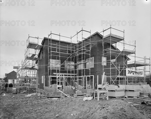 Future Home 2000, Coleshill Place, Bradwell Common, Bradwell, Milton Keynes, 05/02/1981. Creator: John Laing plc.