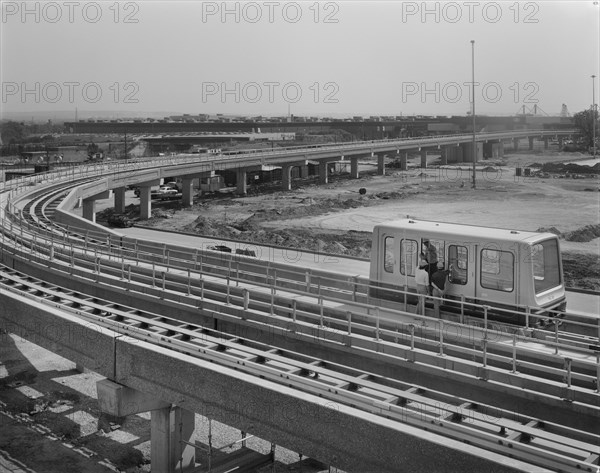 Birmingham Airport, Birmingham Maglev, Elmdon, Birmingham, Bickenhill, Solihull, 15/08/1983. Creator: Unknown.