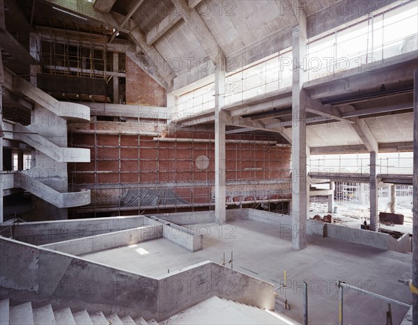 British Library, Euston Road, St Pancras, Camden, London, 16/05/1988. Creator: John Laing plc.