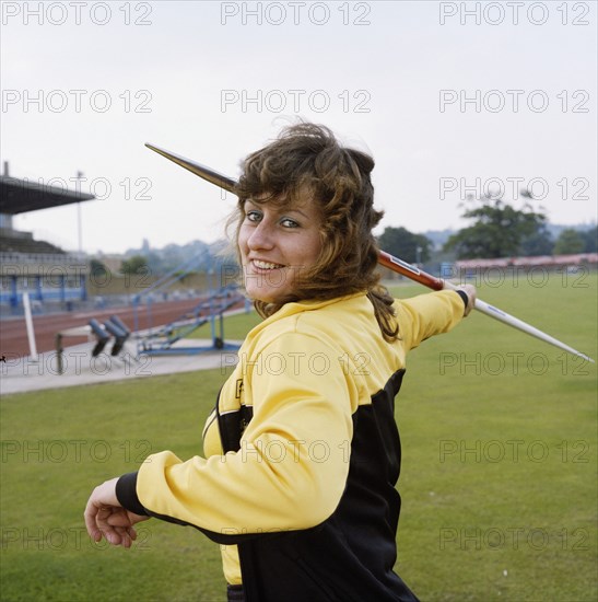 Copthall Stadium, Hendon, Barnet, London, 12/09/1986. Creator: John Laing plc.