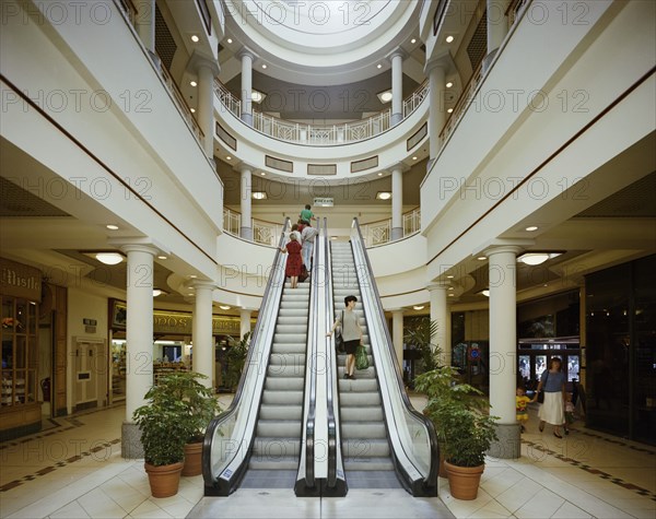 Eldon Garden shopping centre, Percy Street, Newcastle upon Tyne, 03/07/1989. Creator: John Laing plc.