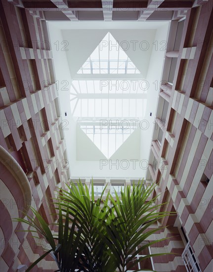 Epping Civic Offices, High Street, Epping, Epping Forest, Essex, 14/06/1990. Creator: John Laing plc.