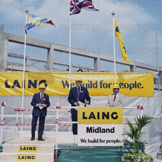 National Indoor Arena, King Edwards Road, Birmingham, 12/07/1990. Creator: John Laing plc.