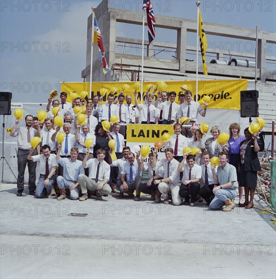 National Indoor Arena, King Edwards Road, Birmingham, 12/07/1990. Creator: John Laing plc.