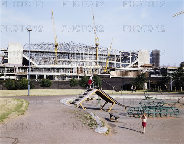 National Indoor Arena, King Edwards Road, Birmingham, c July 1990. Creator: John Laing plc.