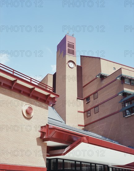 British Library, Euston Road, St Pancras, Camden, London, 10/08/1993. Creator: John Laing plc.