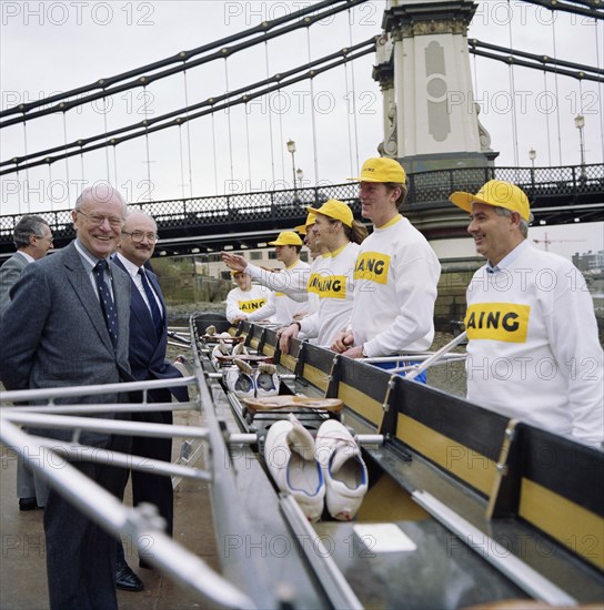 British Rowing, Lower Mall, Hammersmith, Hammersmith and Fulham, London, 01/03/1994. Creator: John Laing plc.