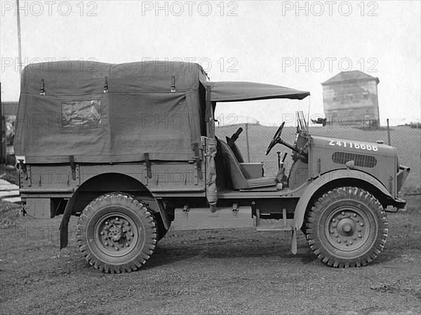 1940 Bedford MWT 15cwt gun tractor. Creator: Unknown.