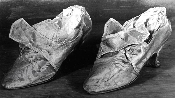Woman's Shoes, England, c.1770s/80s.