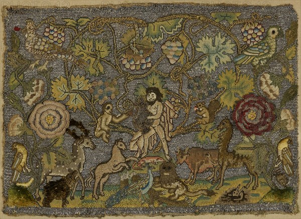 Orpheus Charming the Animals, England, first half 17th century.