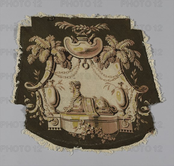 Chair Cover, England, Empire period, c. 1810.