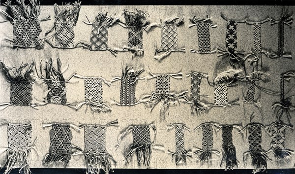 Fifty-five Braid Samples, England, 1775/1825.