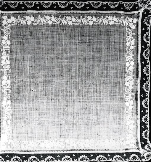 Handkerchief, England, 1840s.