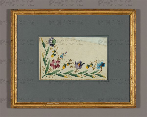 Needlework Design, France, 1801/25.