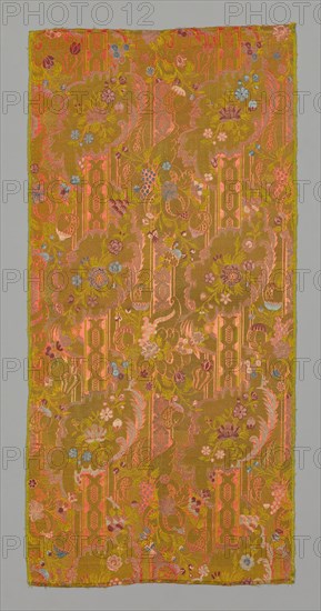 Panel (Dress Fabric), France, 1700/10.
