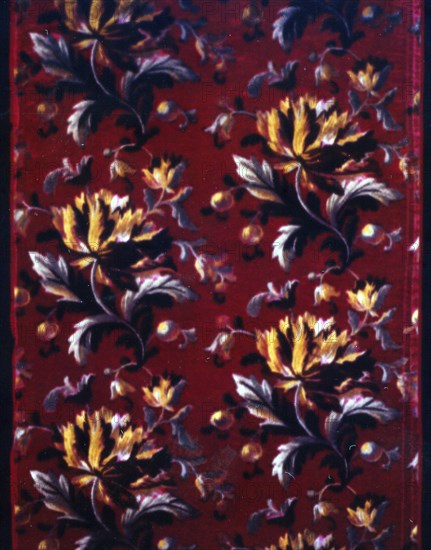 Panel (Dress Fabric), France, c. 1885.