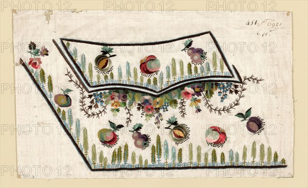 Salesman's Sample (Waistcoat Pocket), France, 1780/90.