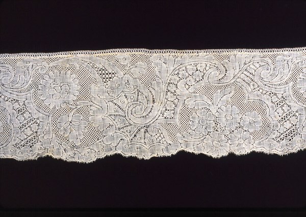 Lace Borders, Valenciennes, Mid-18th century.