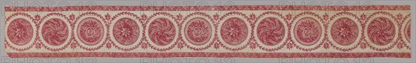 Border with Rosettes and Oak Leaves, France, c. 1800-1805.