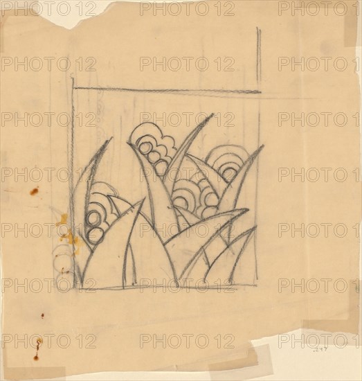 Design for a Textile or Wallpaper, Austria.