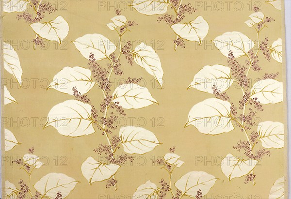 Panel (Dress Fabric), France, c. 1880.