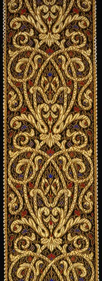 Ribbon, France, c. 1870.