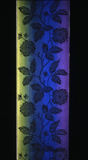 Ribbon, France, c. 1870.