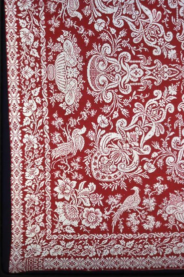 Coverlet, New York, 1855.