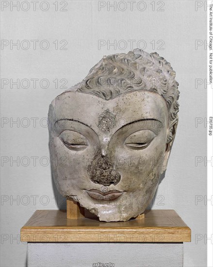 Head of Buddha, 4th-5th century.