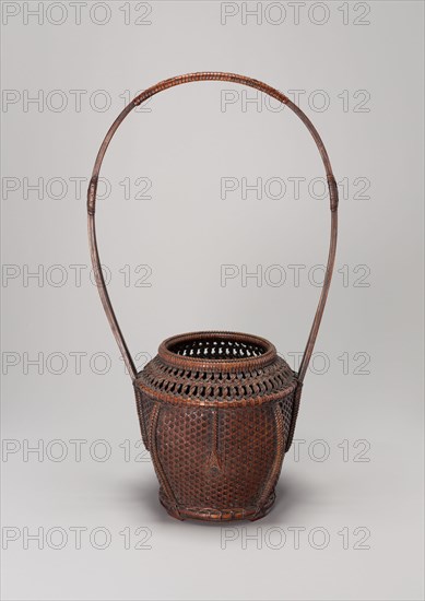 Peony Ikebana Basket, n.d.