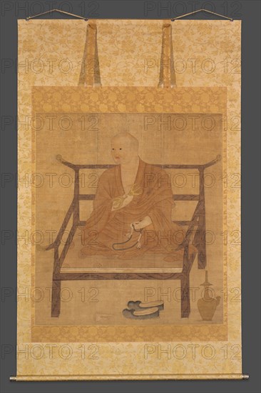 Portrait of Kobo Daishi (Kukai), 14th century.