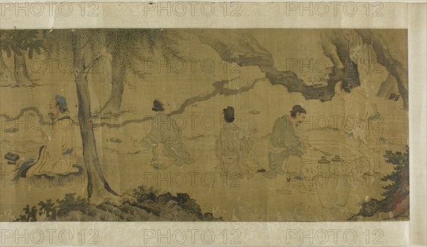 The Orchid Pavilion Gathering, Qing dynasty (1644-1911), 19th century.