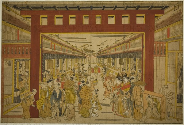Nakanocho in the Yoshiwara, n.d.
