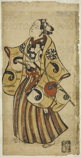 The Actor Nakamura Denkuro I, c. 1710. Attributed to Torii Kiyonobu I.